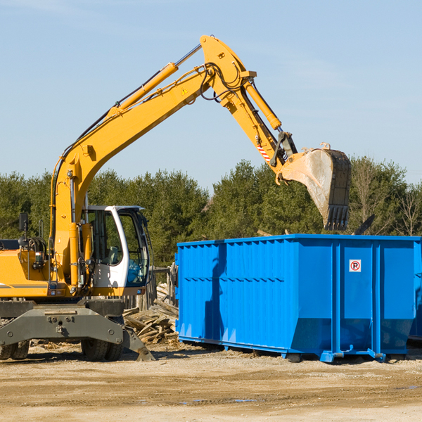 are there any restrictions on where a residential dumpster can be placed in Sussex County Delaware